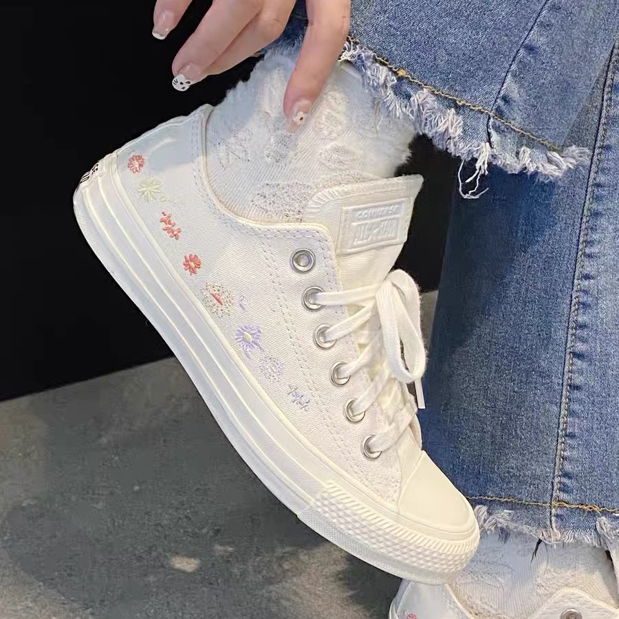 Giày converse Chuck Taylor All Star Embroidered Floral ( Full box)
