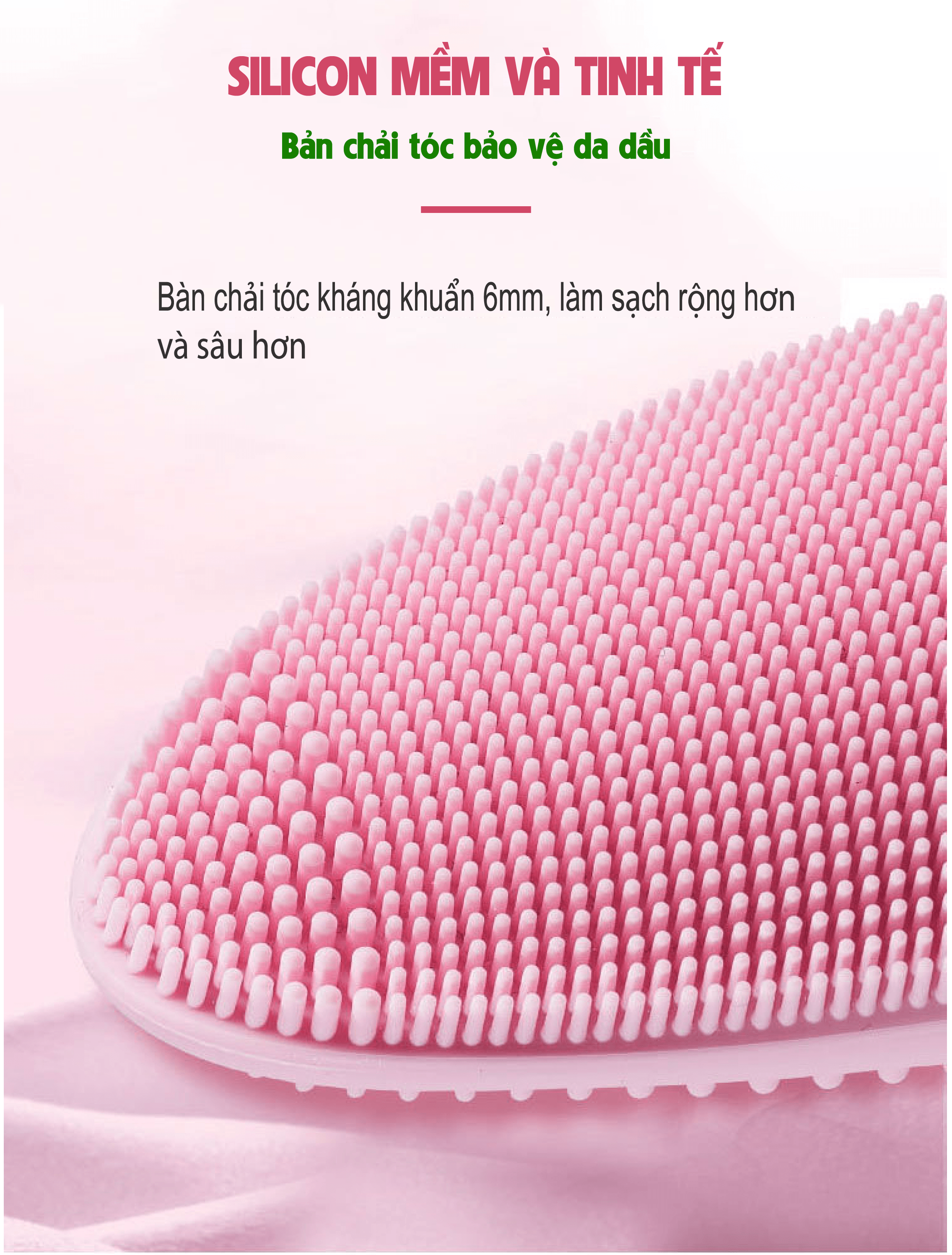 [BH 1 ĐỔI 1] Máy rửa mặt AIKEDILI SONIC FICAL BRUSH & MASSAGER