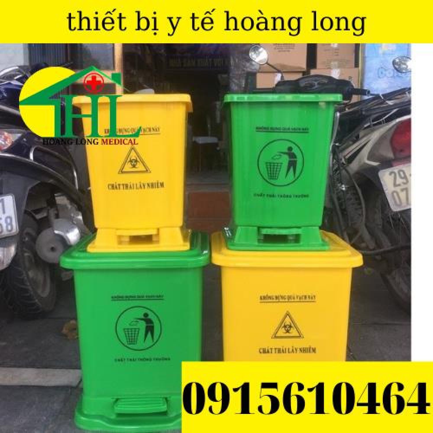 Thùng Rác Y Tế 30 Lít Có Đạp Chân