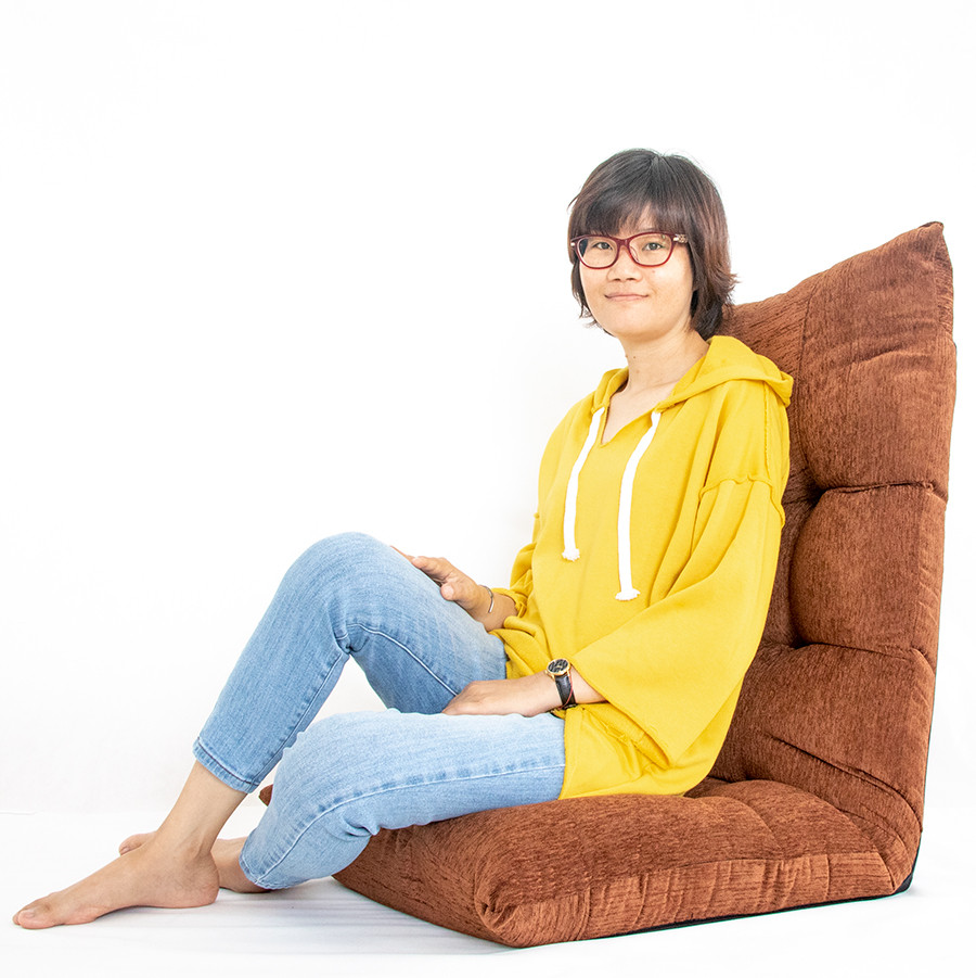 [HCM]Ghế Lười Tatami - Ghế Tựa Lưng Ngồi Bệt Nhật Bản, Ghế lười ghế ngồi bệt tự lưng Ghế tựa nâng hạ 5 chế độ đa năng Chống Mỏi Lưng mẫu mã đẹp.