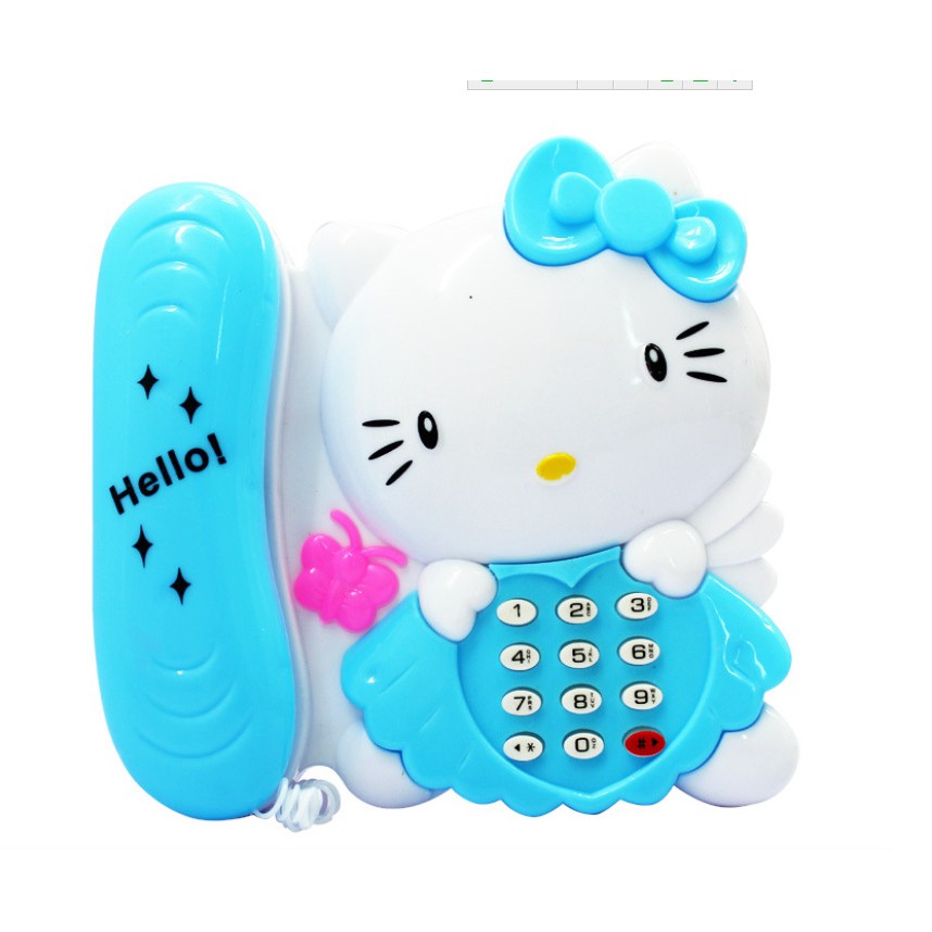 Đồ chơi điện thoại bàn mèo Kitty