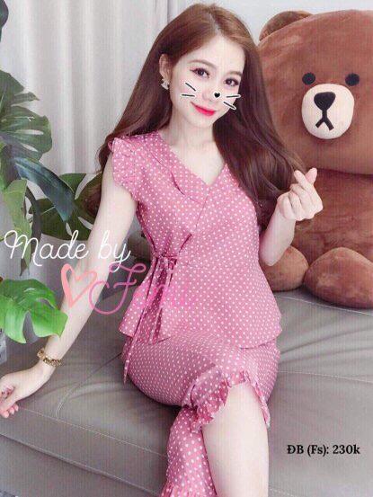 [HCM]sét bộ chấm bi quá đẹp 4 màu y hình TT 0619