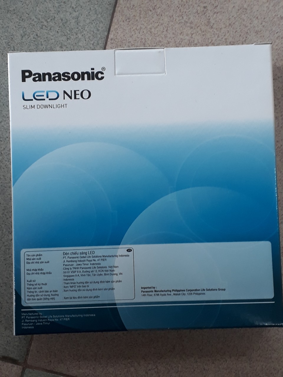 [HCM]ĐÈN LED ÂM TRẦN 12W PANASONIC PHI 125