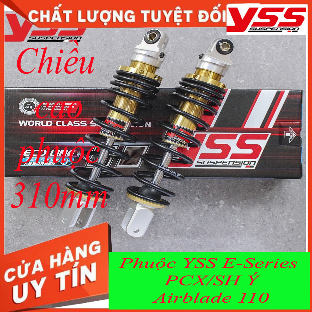 [HCM]Phuộc giảm sóc Thái Lan YSS Airblade 110/SH Ý/NOUVO E-SERIES (Vàng Đen )