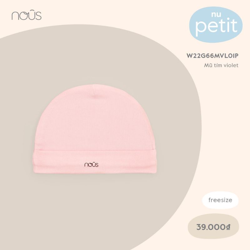 [Nous Chính hãng] [Siêu sale] Nón Mũ sơ sinh nous Petit