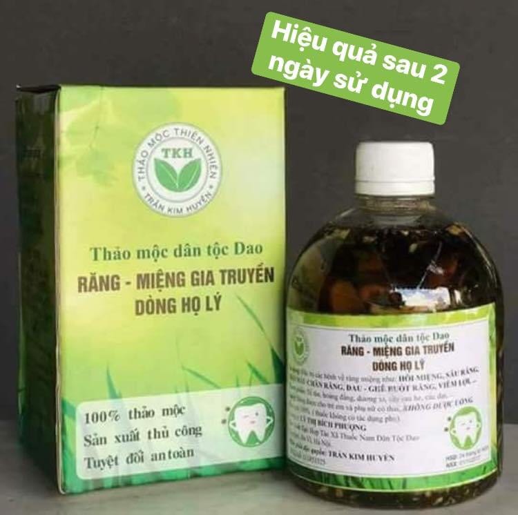 RĂNG MIỆNG -TRẦN KIM HUYỀN ( sản xuất theo công thức gia truyền dân tộc Dao)