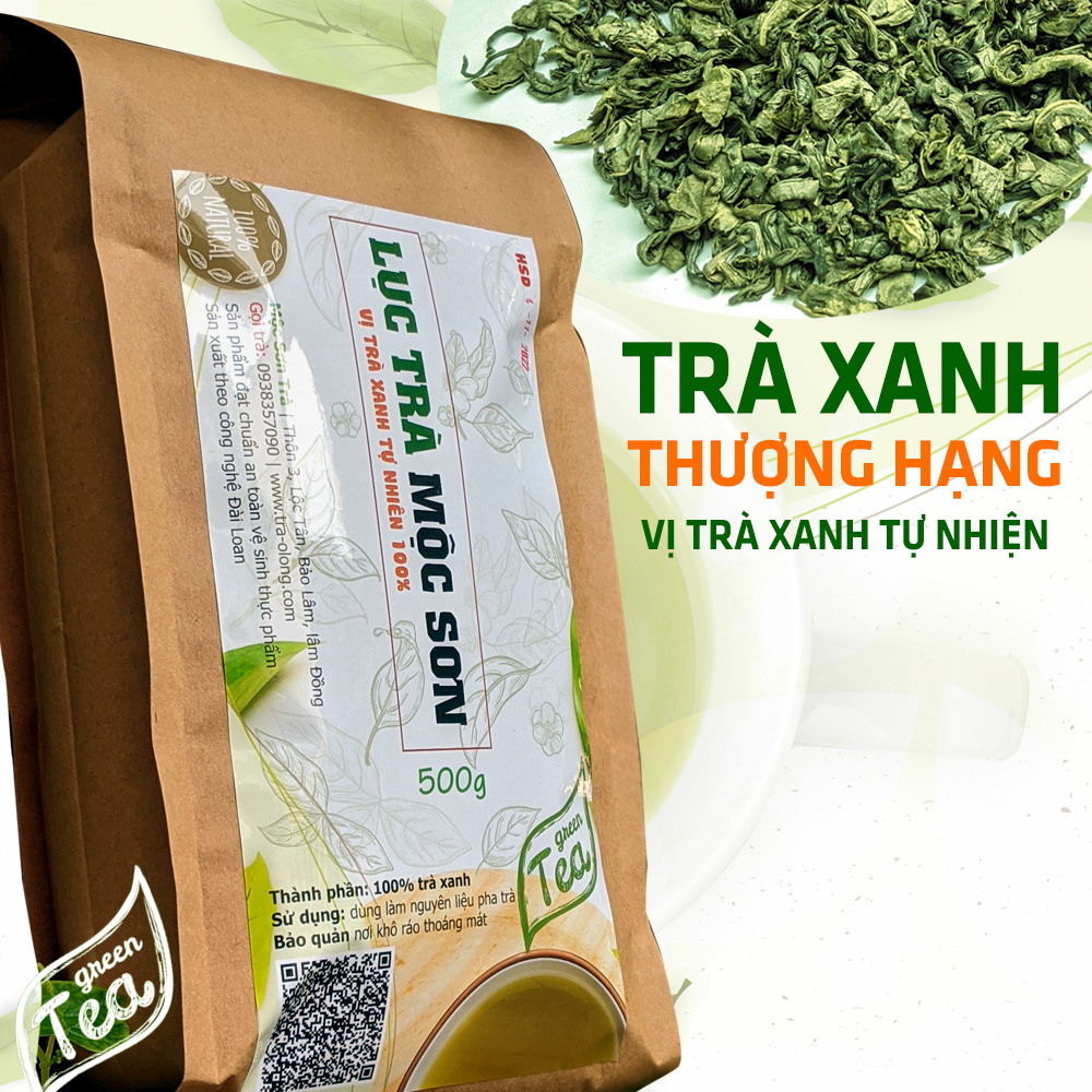 Combo 5KG Lục Trà Thượng Hạng Mộc Sơn (gồm 10 túi 500g Lục Trà)