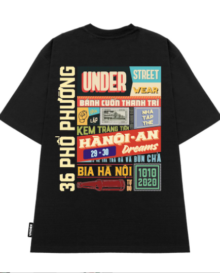 Áo thun UNDER Hà Nội 36 Phố Phường