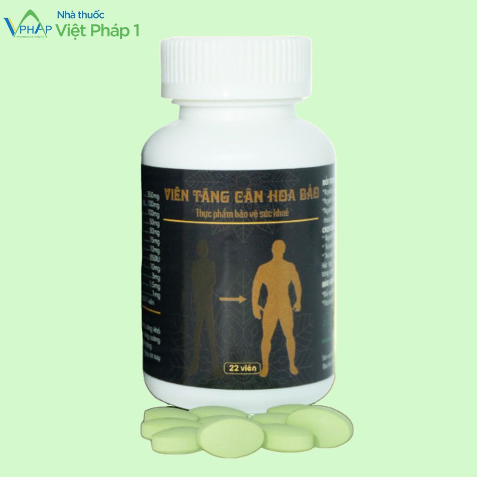 [Chính Hãng] Viên tăng cân Hoa Bảo( Hộp Mới 22 Viên) - Minh Khang Pharma 1