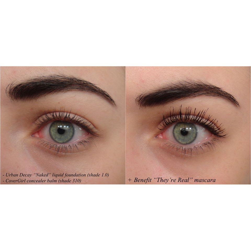 Chuốt mi Benefit Cosmetics Theyre Real!Lengthening & Volumizing Mascara (Hàng xách USA fullsize 8.4g)
