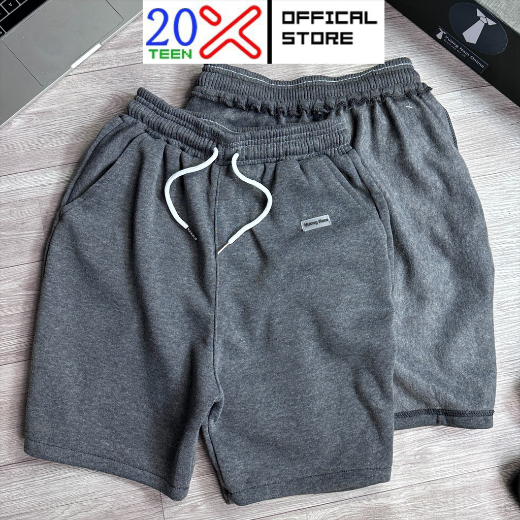 Quần Short Unisex Nam Nữ form rộng chất nỉ cotton dày co giãn 20X FASHION đẹp