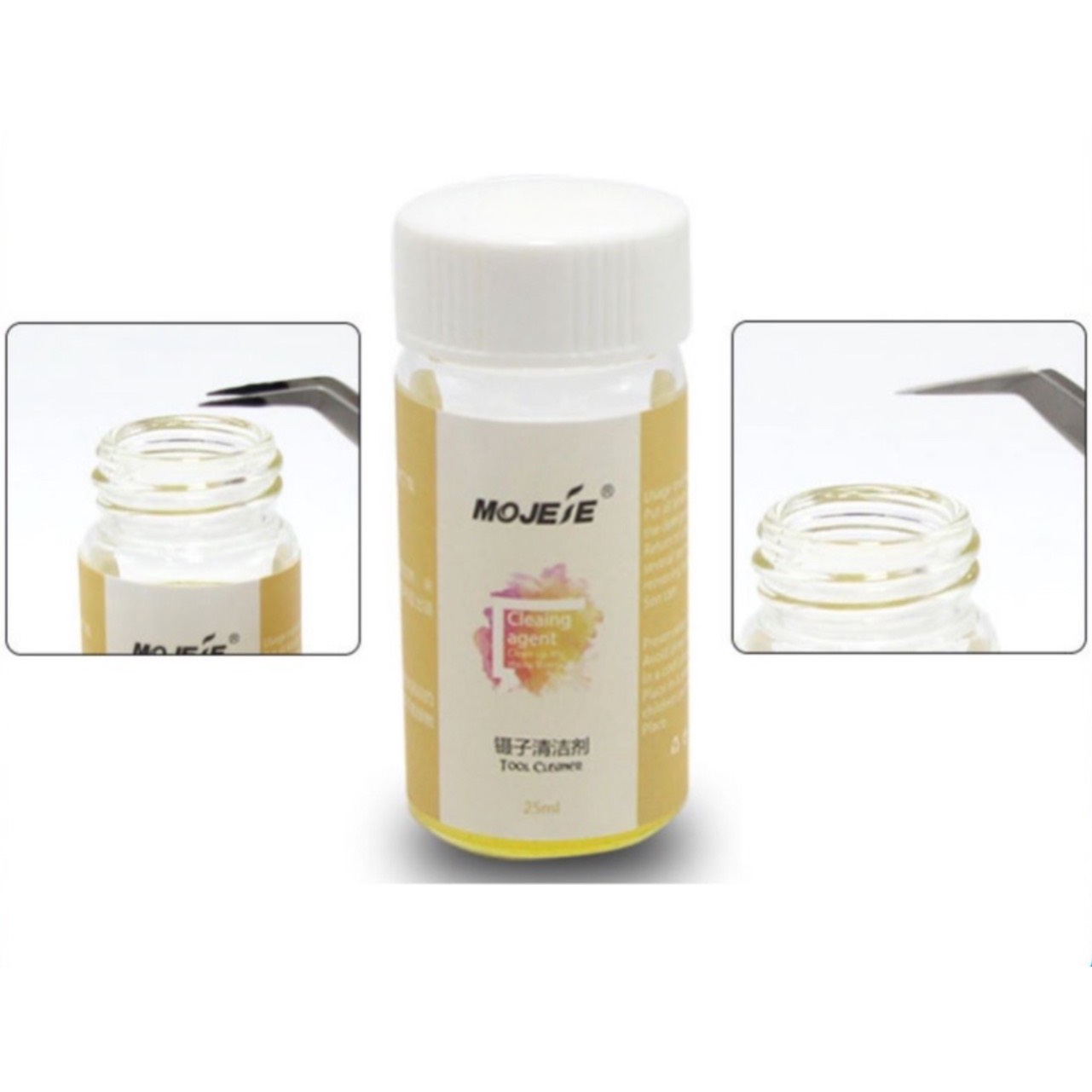 Nước (dung dịch) rửa nhíp có mút, AD mút siêu sạch (dụng cụ nối mi)
