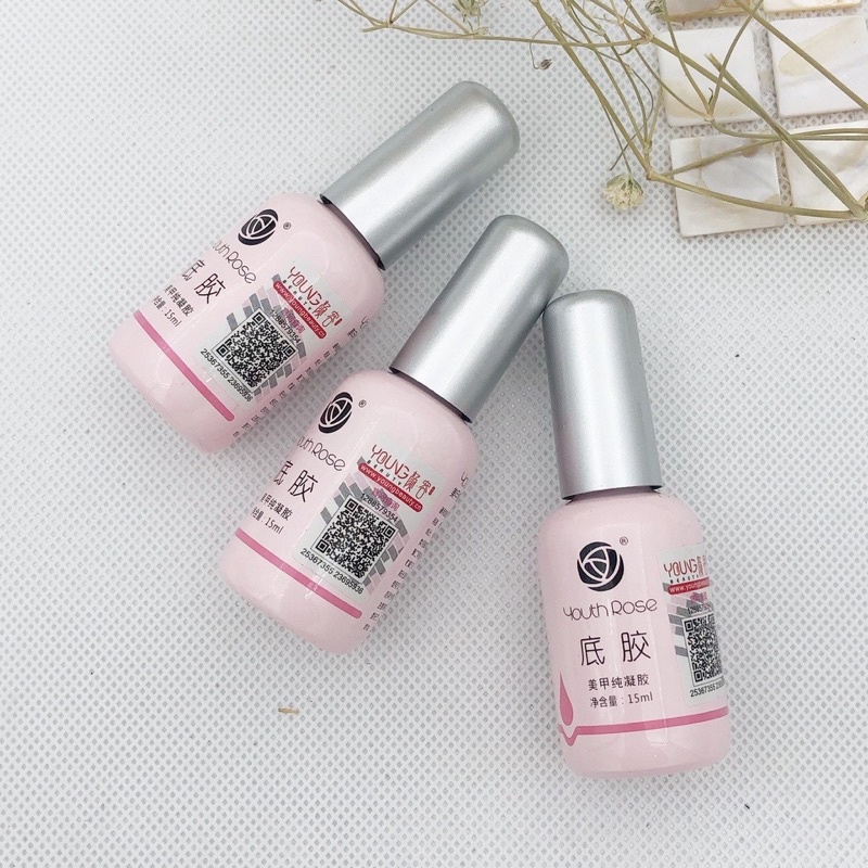 Liên kết(Base) sơn g.el móng tay Hoa hồng(chai hồng)