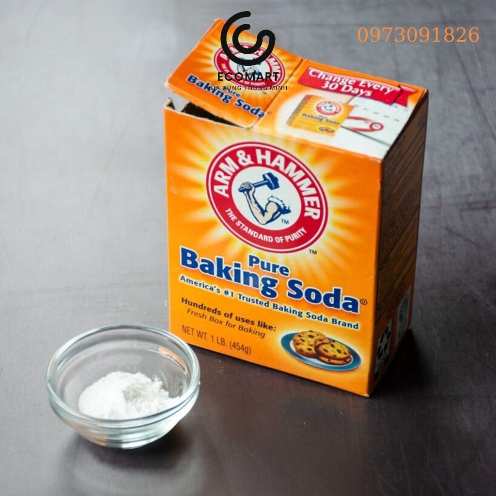 Bột Baking Soda đa công dụng Arm & Hammer 454g (Hộp)- USD