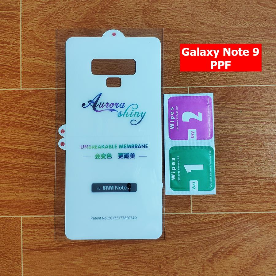 Dán mặt lưng ppf galaxy note 9