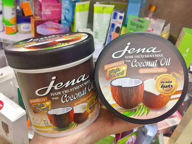 Hấp tóc dừa jena 500ml Kem Ủ Tinh Dầu Dừa Jena