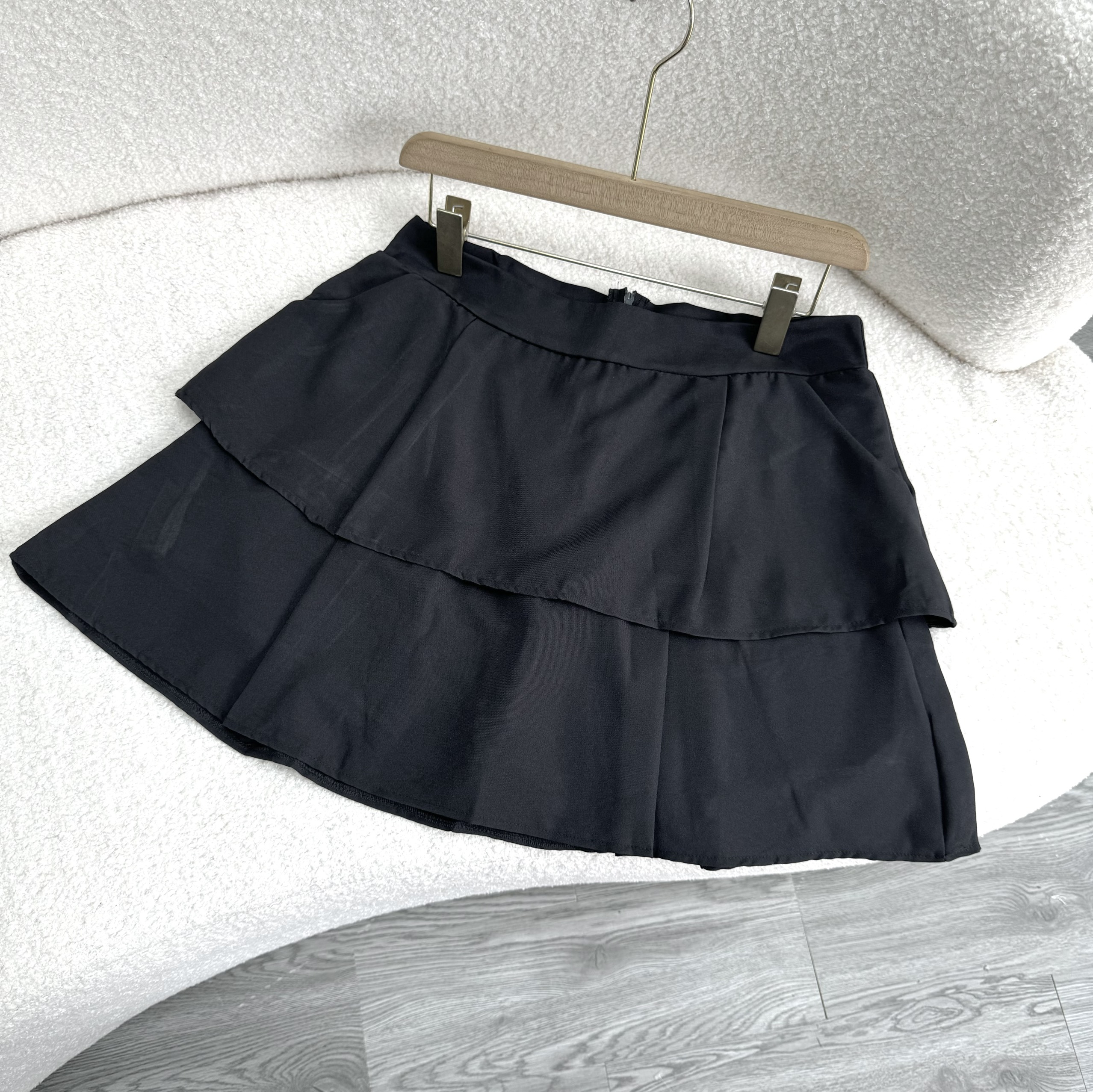 Chân váy bigsize nữ, Chân váy xếp ly bigsize CV9-bigssize cô nhỏ