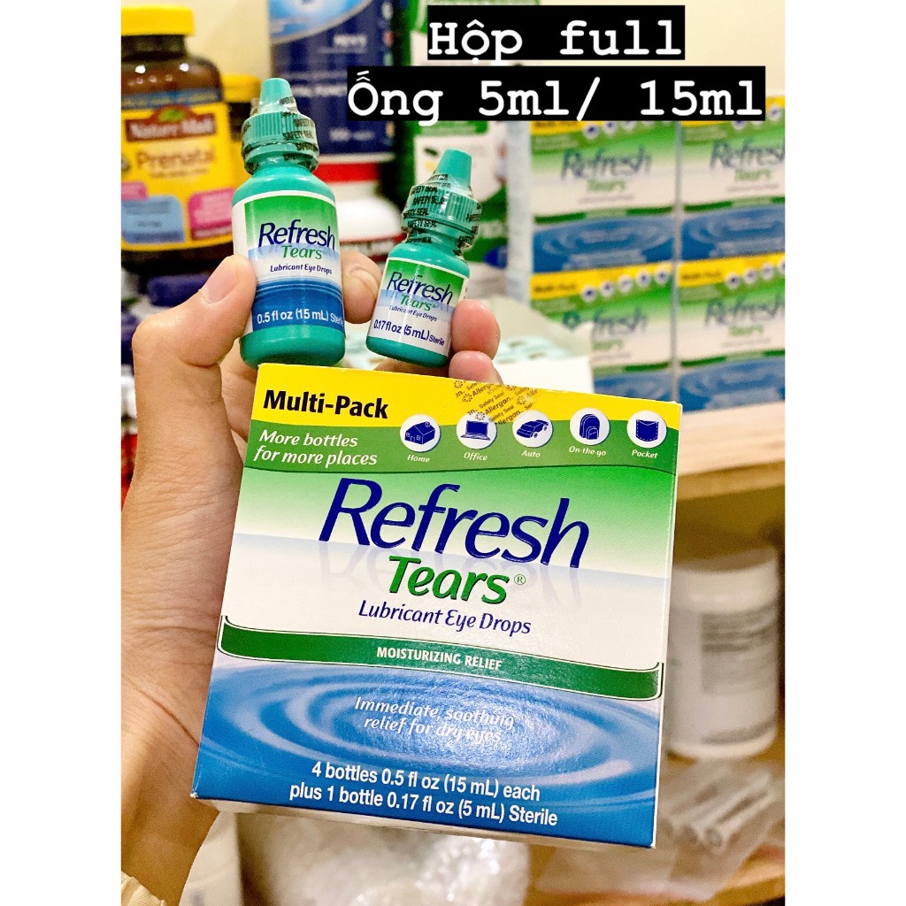 Nước mắt nhân tạo Refresh dạng ống
