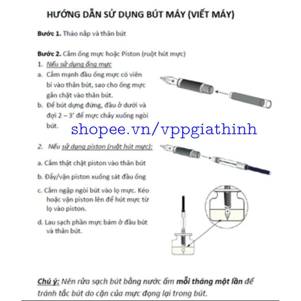 Bút máy Nhật Bản Preppy F03