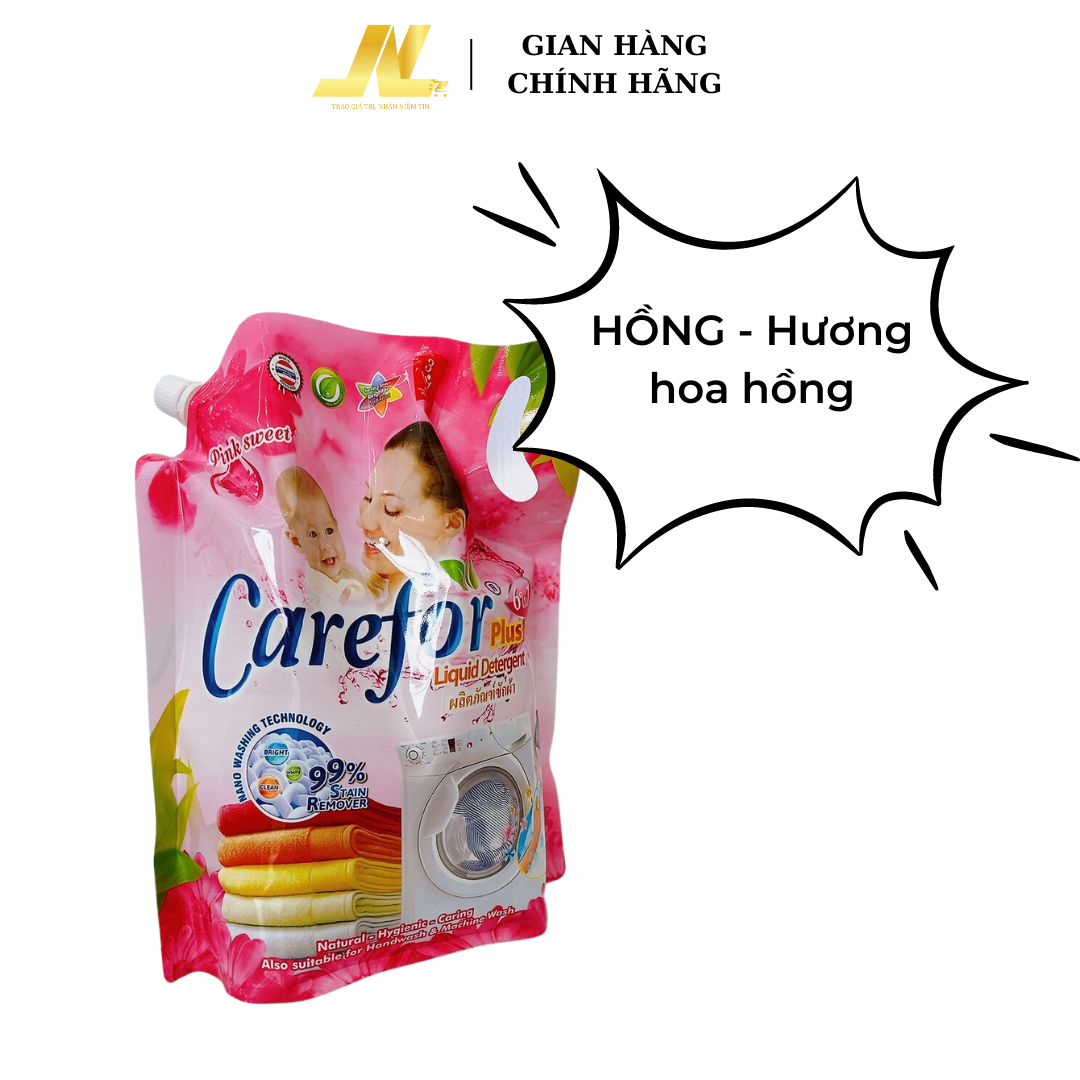 Nước giặt xả đậm đặc Carefor Thái Lan túi 2000ml