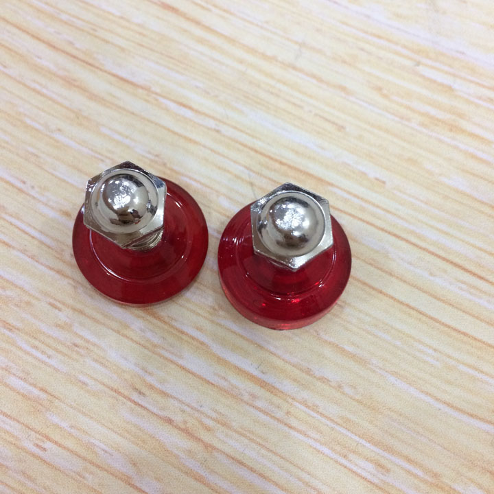 Cặp ốc bịt chân gương cho xe máy Wave đời đầu (Màu đỏ)