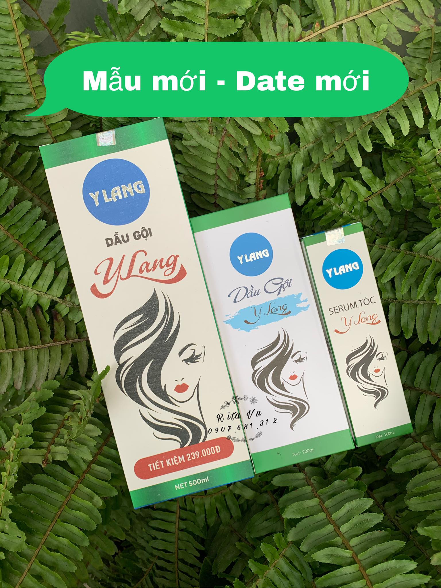 [HCM]Combo dầu gội 450ml + serum ngăn rụng - kích thích mọc tóc 100ml Y Lang