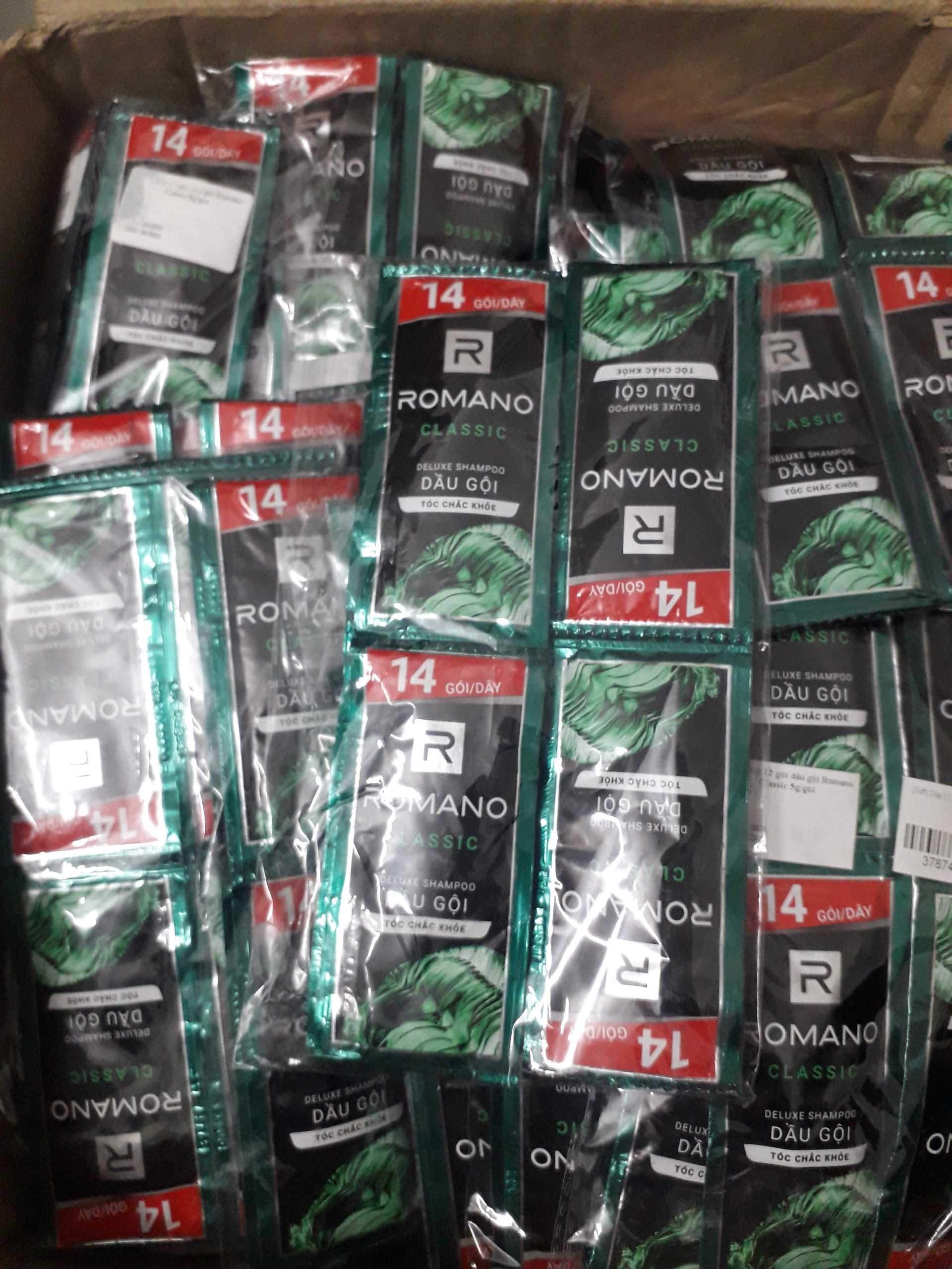 Combo 50 gói dầu gội đầu ROMANO