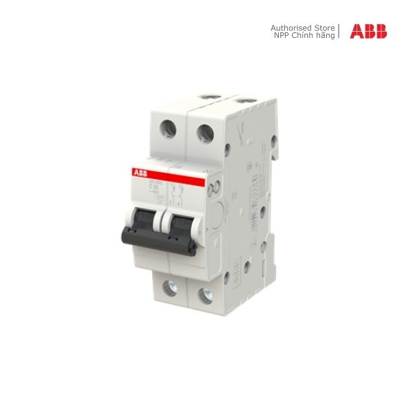 Cầu dao tự động ABB MCB 2P 20A 4,5kA (SH202L-C20)