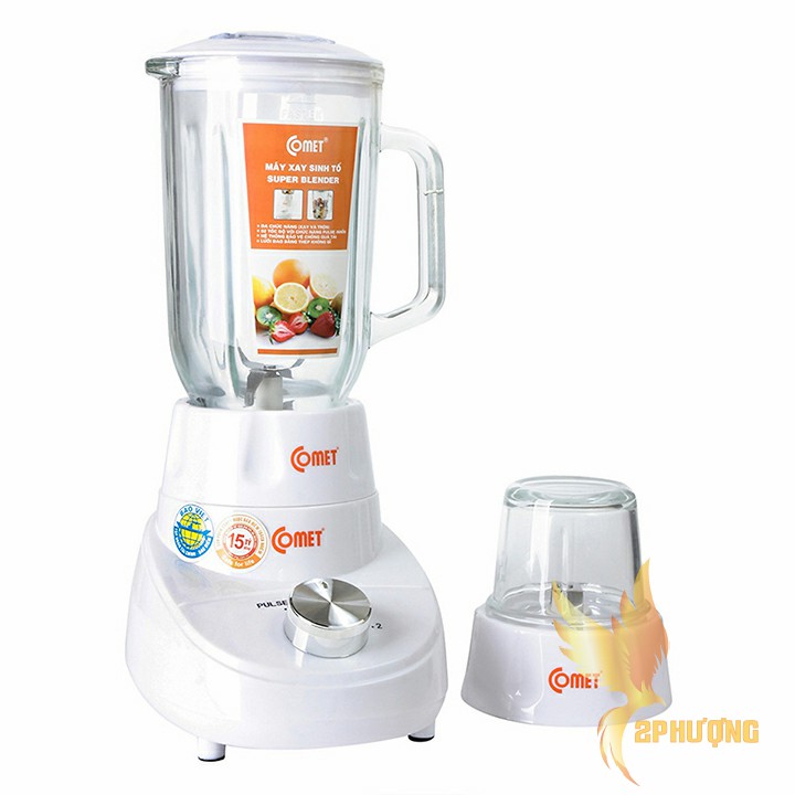 Máy xay sinh tố Comet CM9976 2 cối 1.25L