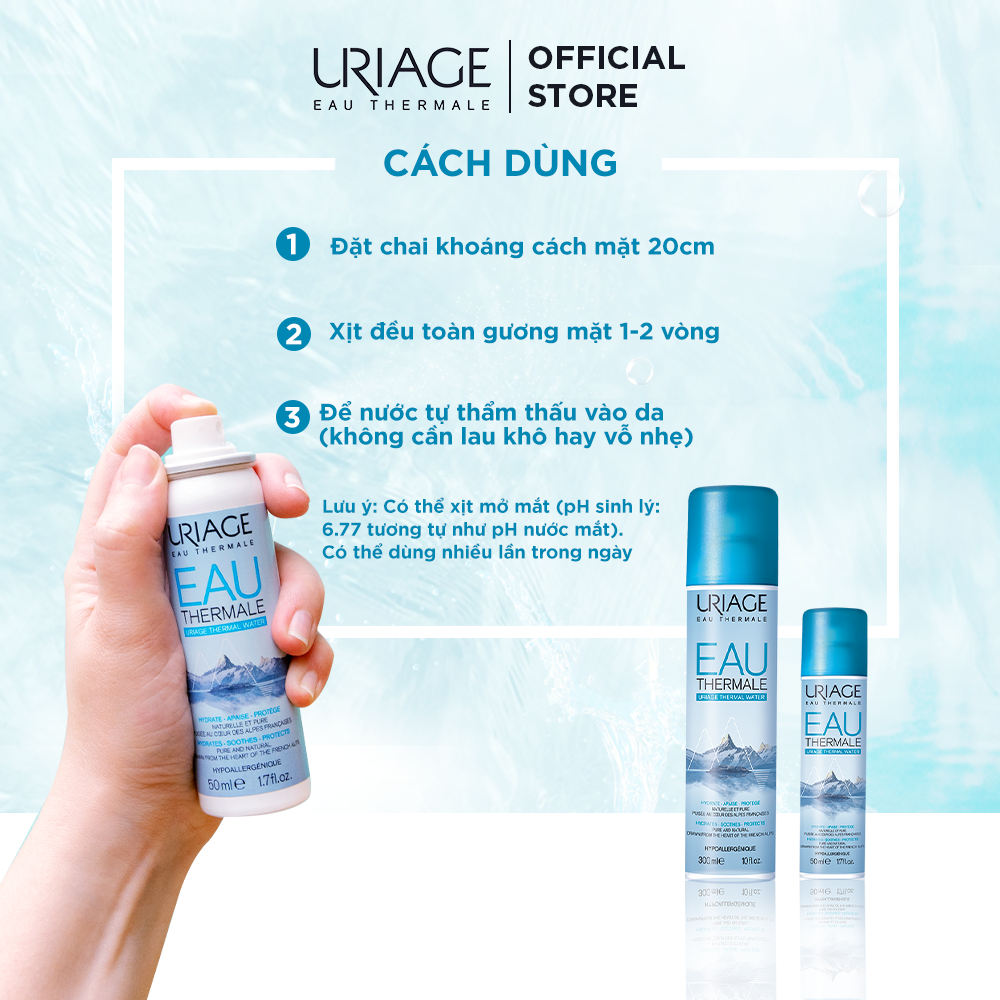 (HB_Gift) Xịt Khoáng Chăm Sóc Da URIAGE THERMAL WATER 50ml