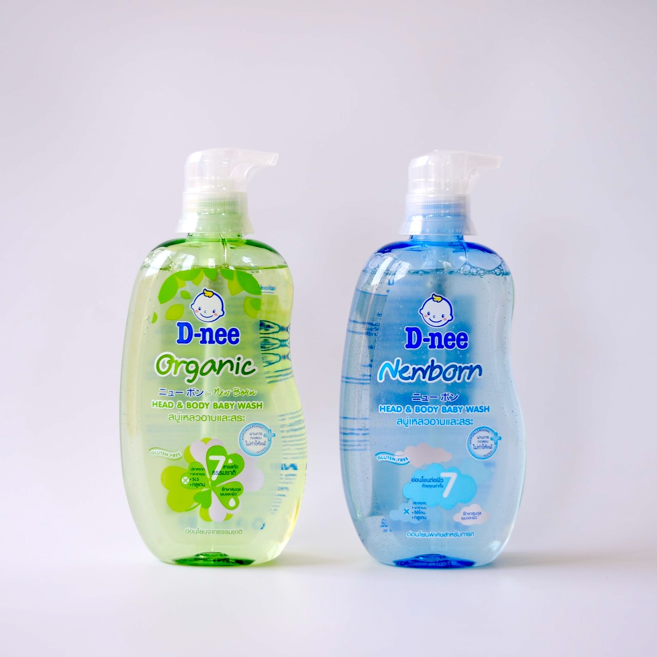Sữa tắm gội Dnee Organic 380ml Thái Lan (đủ màu)