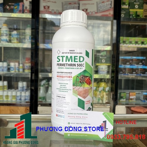 Thuốc diệt muỗi Stmed Permethrin 50EC - 1 lít