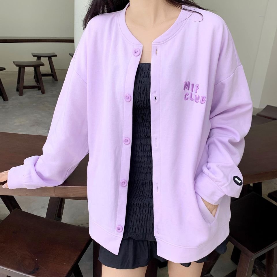 [HCM][HÀNG MỚI VỀ NEW] ÁO KHOÁC NỈ ÁO SWEATER BASIC TAY DÀI - ÁO UNISEX TRƠN  ÁO KHOÁC UNISEX  ÁO KHOÁC Nỉ  ÁO KHOÁC HOODIE ÁO KHOÁC HOODIE NỮ  ÁO HOODIE ÁO CADIGAN MIF CLUB IN NGỰC SIÊU ĐẸP SIÊU XINH LV118