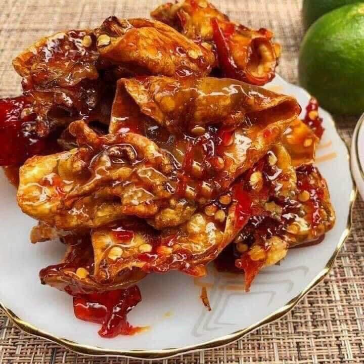 Mực rim me sa tế