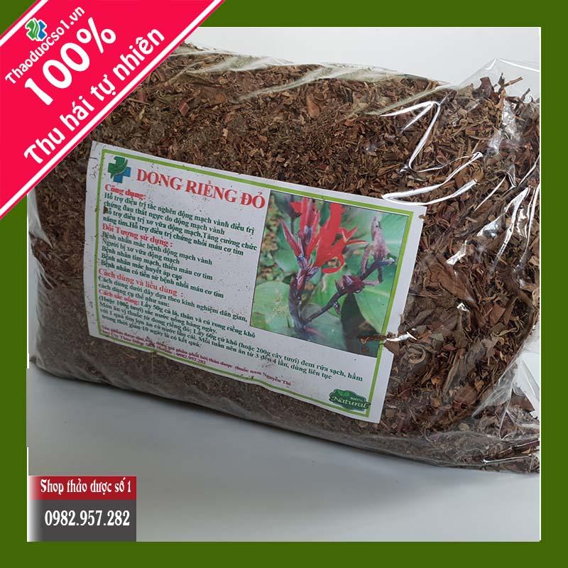 Cây dong riềng đỏ hỗ trợ điều trị bệnh mạch vành -1 KG Khô Sản Phẩm Của CTY Thảo Dược Số 1