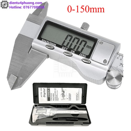 [HCM]Thước Kẹp Điện Tử 15cm Stainless Hardened