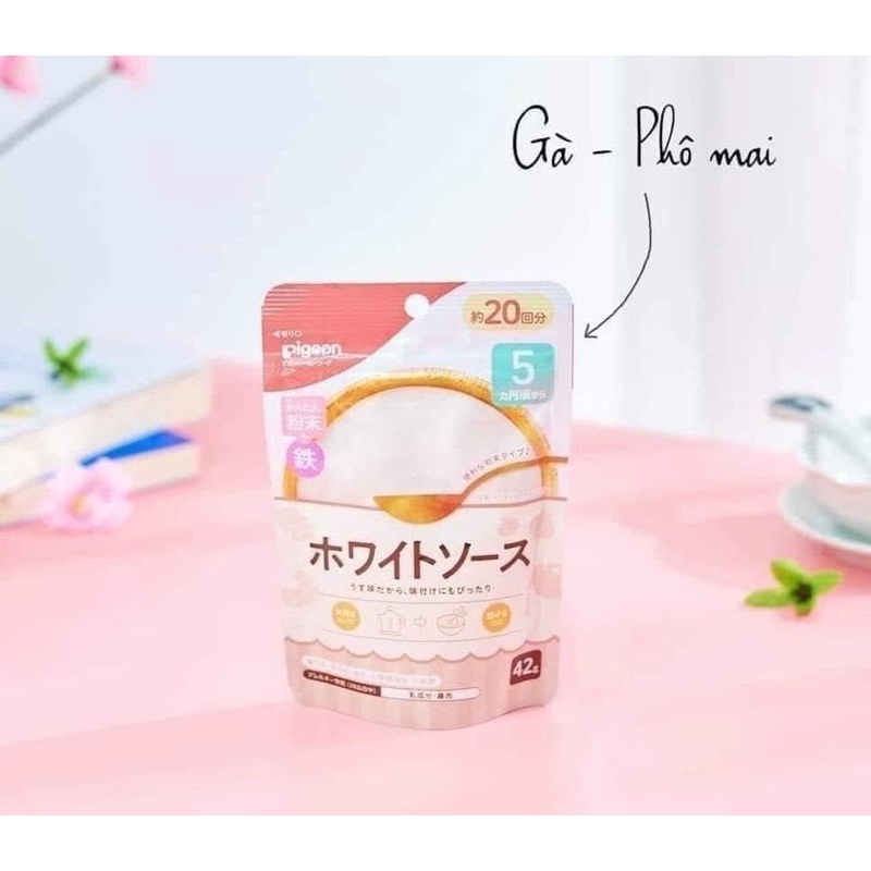 Bột nêm DASHI PIGEON Nhật Bản 5+ cho bé ăn dặm