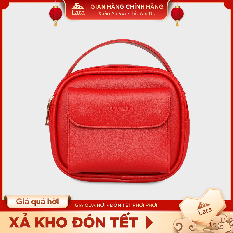 Túi đeo chéo nữ thời trang đa năng YUUMY YN44 chất liệu da tổng hợp cao cấp mềm mại, bền đẹp, dễ dàng vệ sinh
