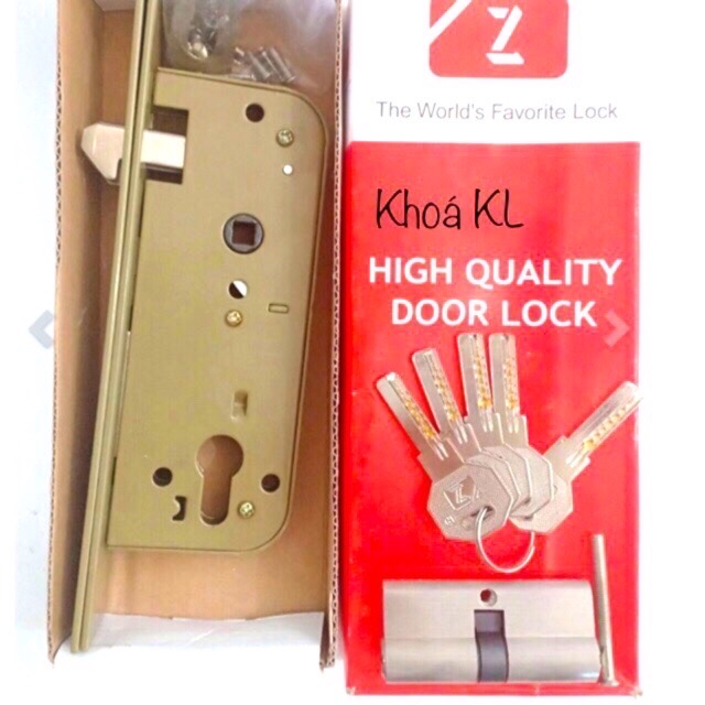 Bộ ổ khoá cửa sắt kéo Pasini chính hãng