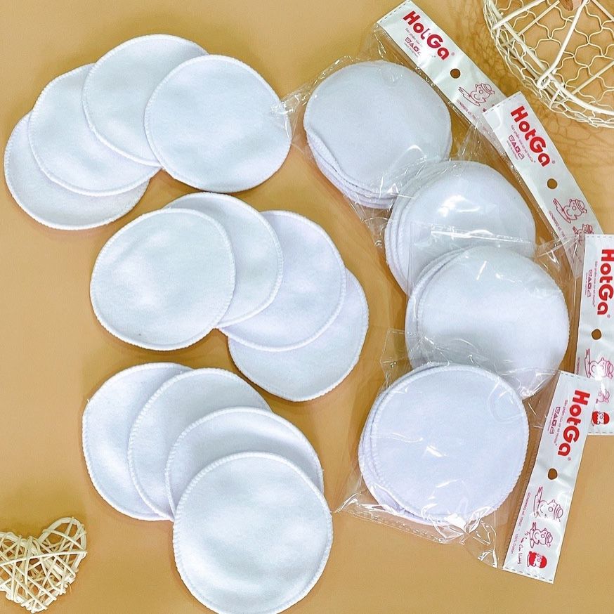 Bộ 4 miếng lót thấm sữa giặt lại Hột Gà