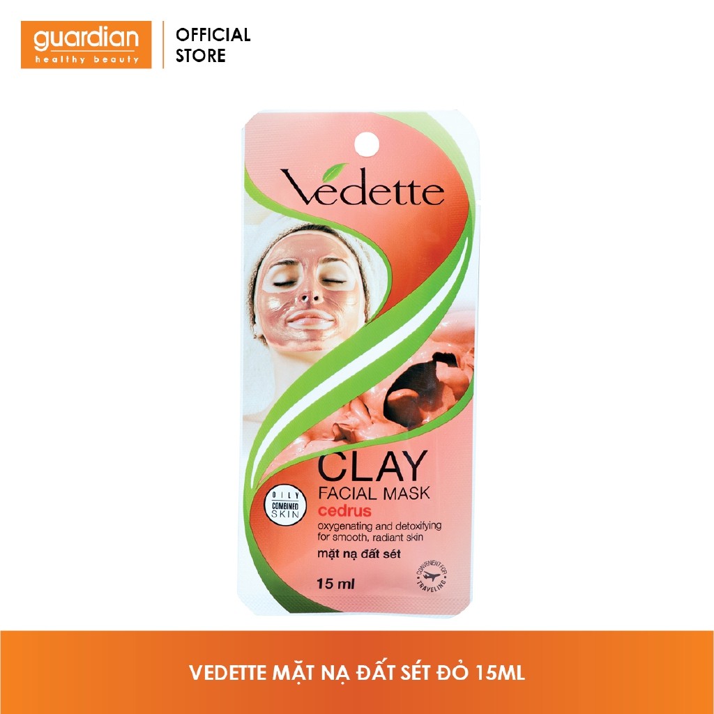 Mặt Nạ Đất Sét Đỏ Cedrus Vedette 15Ml