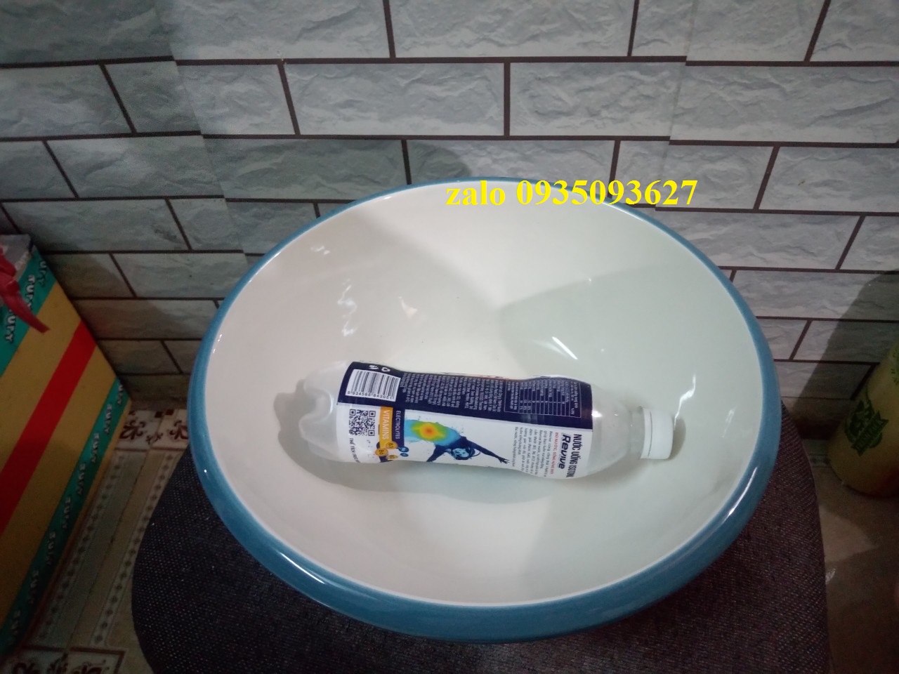 Thau Chậu đựng nước men gốm sứ