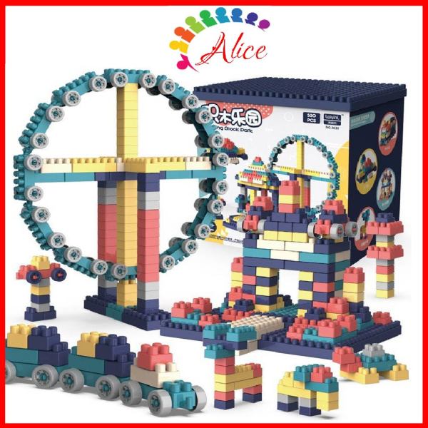 Bộ đồ chơi lego xếp hình lắp ráp 520 chi tiết (hàng đẹp) - Đồ chơi thông minh cho bé