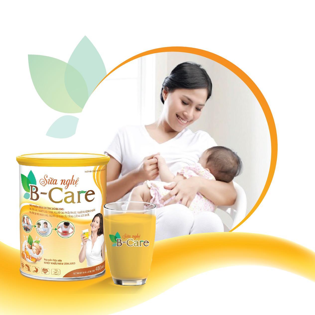 Sữa nghệ B-Care Lon 400gr