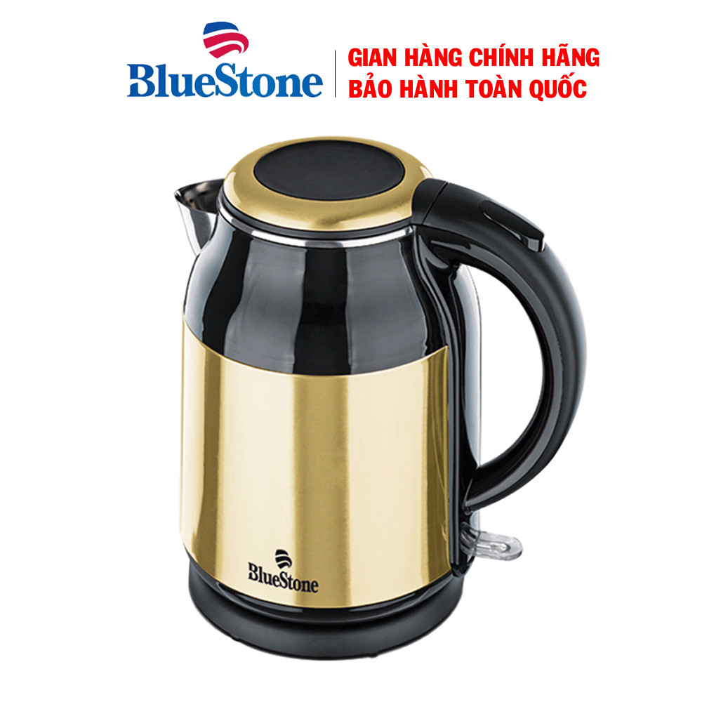 Ấm siêu tốc Bluestone KTB-3369, Ấm đun nước siêu tốc, Bình siêu tốc Bluestone, Công suất cao 1800W đun nhanh, Dung tích 1.8L, Bộ điều khiển Strix cao cấp, Thân ấm 2 lớp, lớp bên trong inox 304 siêu bền, an toàn, bảo hành 24 tháng