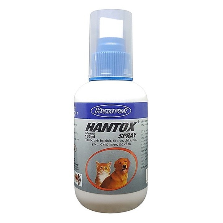 Chai Xịt Ve Rận Hantox Cho Chó Mèo 100ml