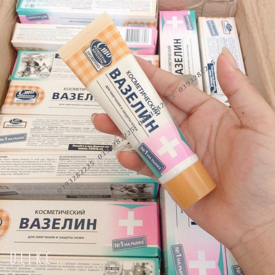 Vaseline Nga - Dưỡng Môi Phun Xăm