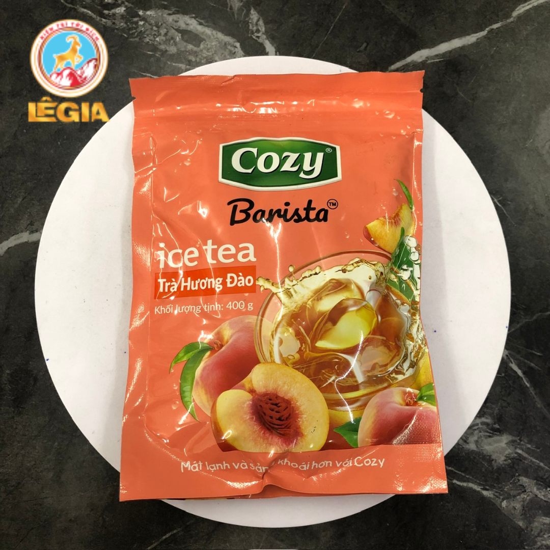TRÀ COZY BARISTA ICE ĐÀO 400G ( Trà Hòa Tan )