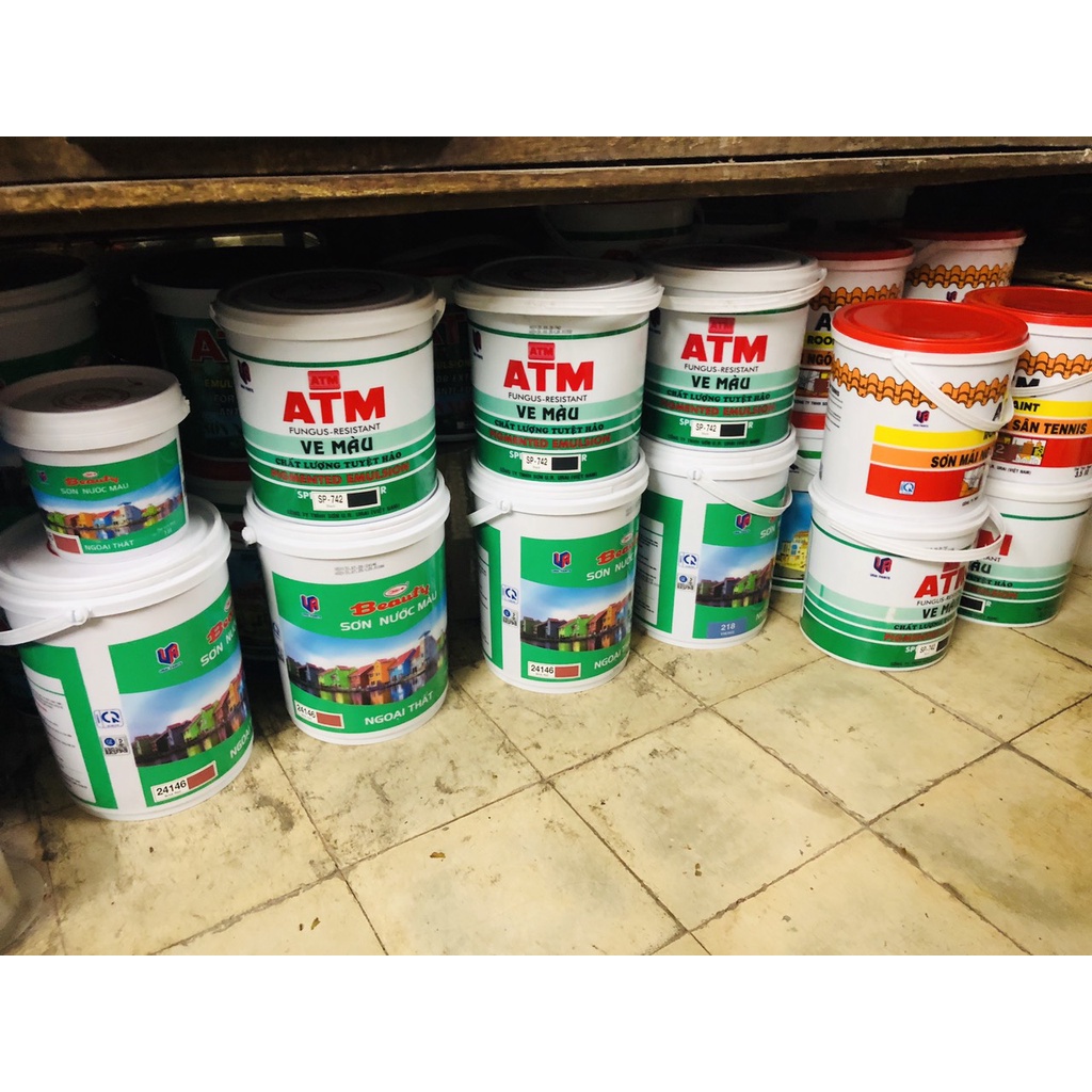[NT] Ve ATM màu đen (3,5L) [Sơn chậu]