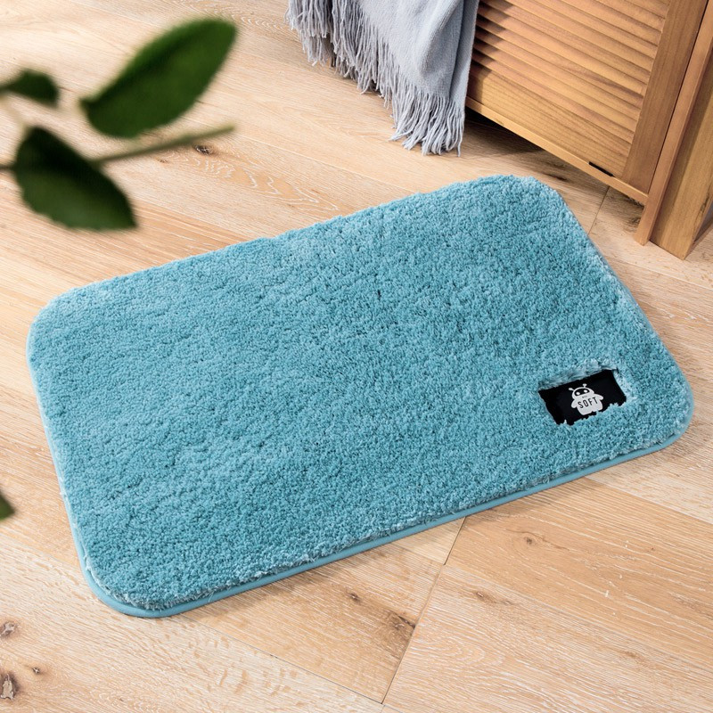 Bộ 2 Thảm Lau Chân 3D Nhà Bếp, Nhà Tắm Chống Trơn Trượt - Thảm Chùi Chân Trải Sàn Nhà Thấm Hút Nước